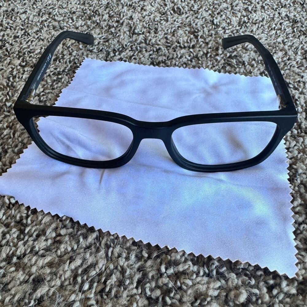 Armani Exchange Eyeglass Frames AX3029 Matte Black Rectangular 54-17-140
